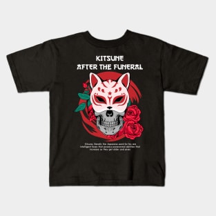 Kitsune After Funeral Kids T-Shirt